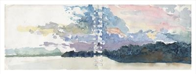 Cayo Levisa Sunset by Kevin Tole, Painting, Watercolour on Paper