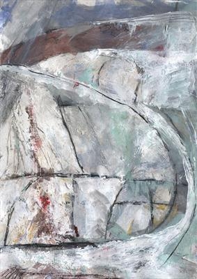 China Clay Country by Kevin Tole, Painting, Mixed Media on paper